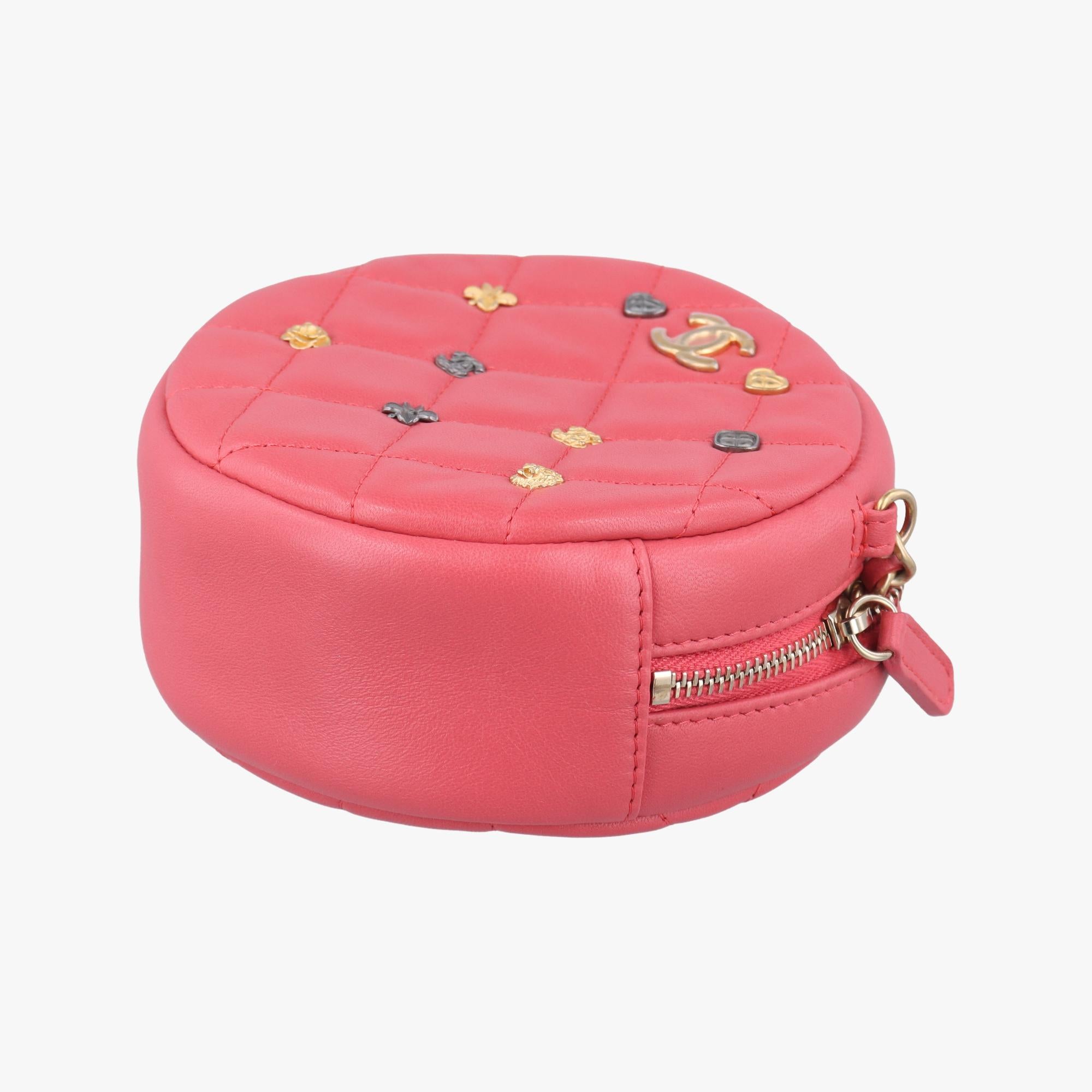 Charms Round Red lambskin 26891302