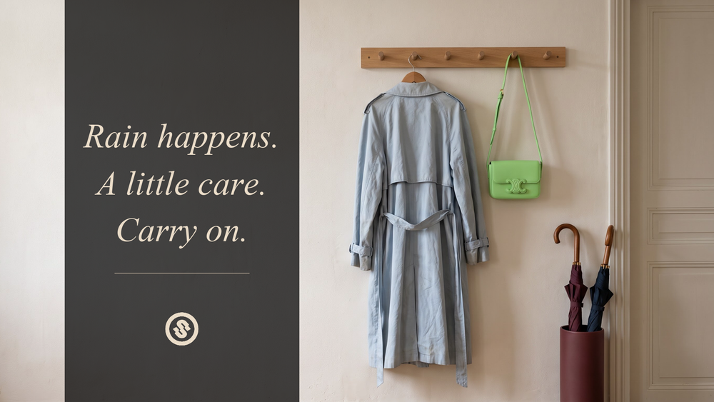 Caught in the Rain? A Little Care for the Bag You Love