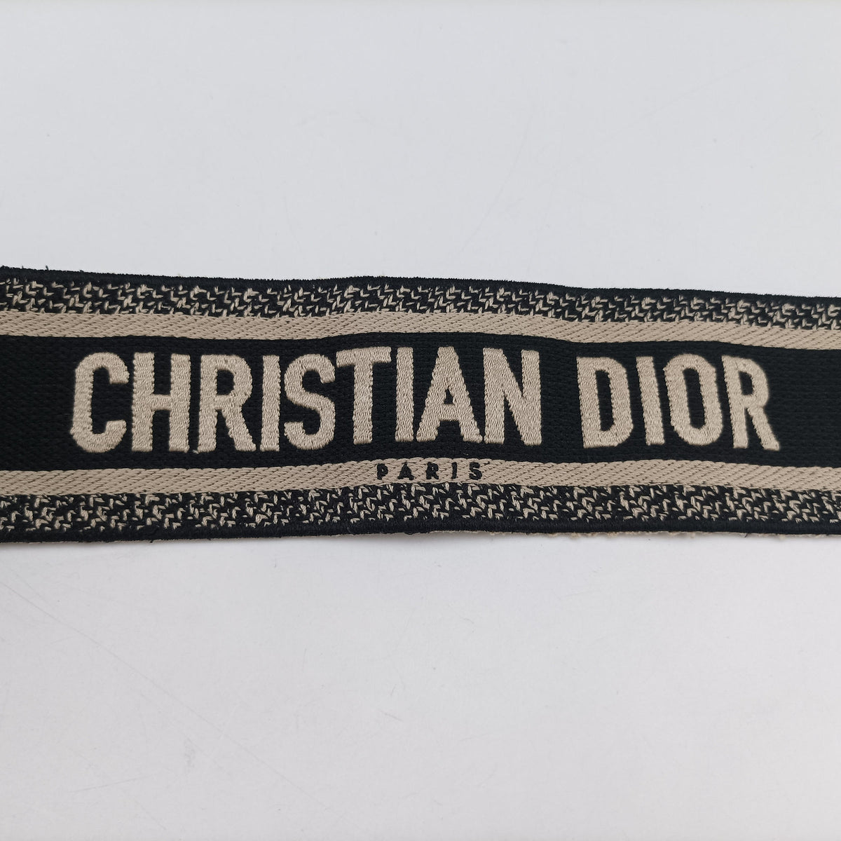 Secondhand Christian Dior Saddle Navy Jacquard×Leather  handbag | stylenewstar