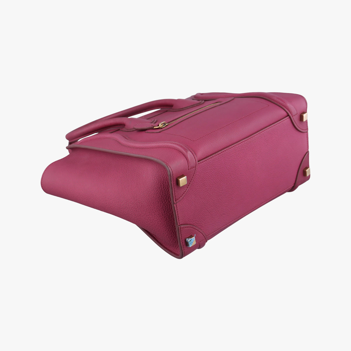 Pre-owned Celine Luggage Micro shopper Pink Leather  handbag | stylenewstar