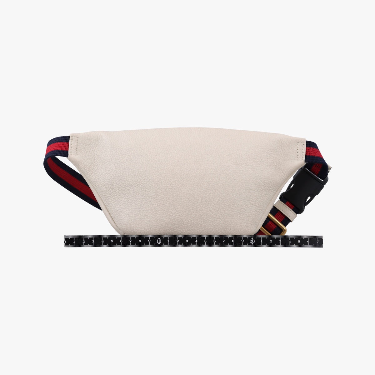 Pre-owned Gucci Print White Leather 527792 bum bag/waist bag | stylenewstar