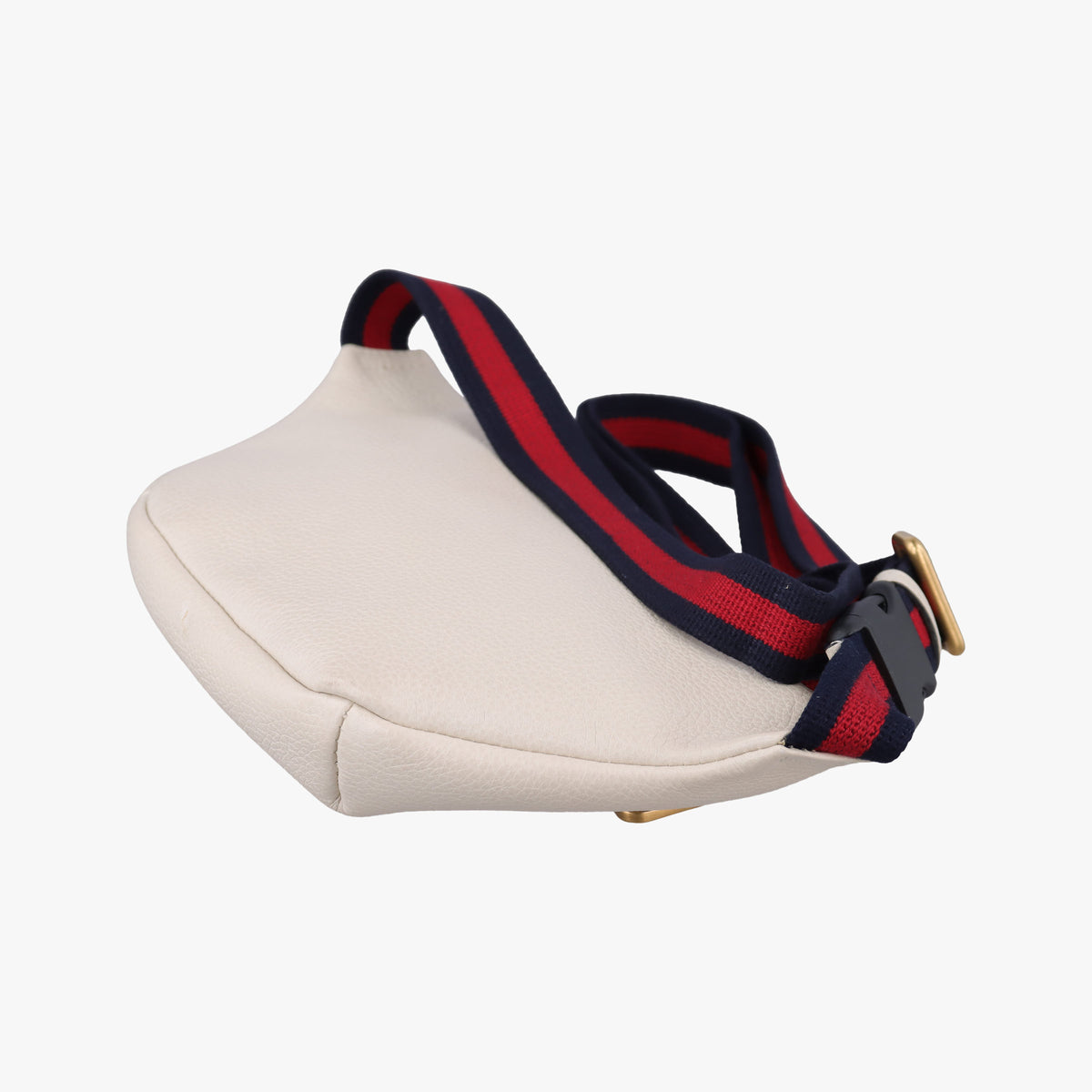 Pre-owned Gucci Print White Leather 527792 bum bag/waist bag | stylenewstar