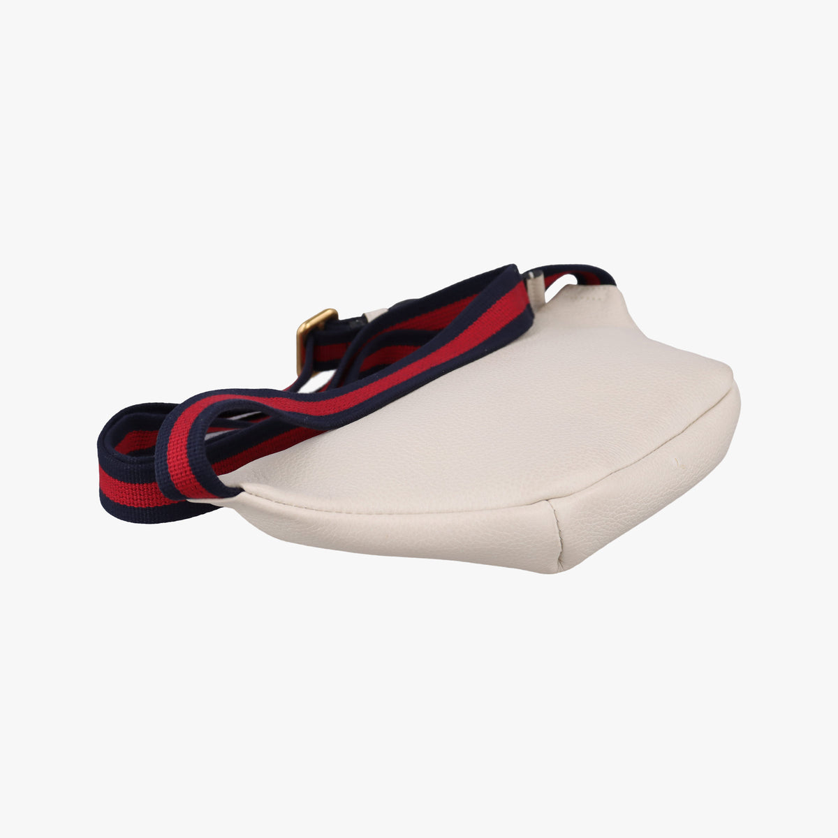 Pre-owned Gucci Print White Leather 527792 bum bag/waist bag | stylenewstar