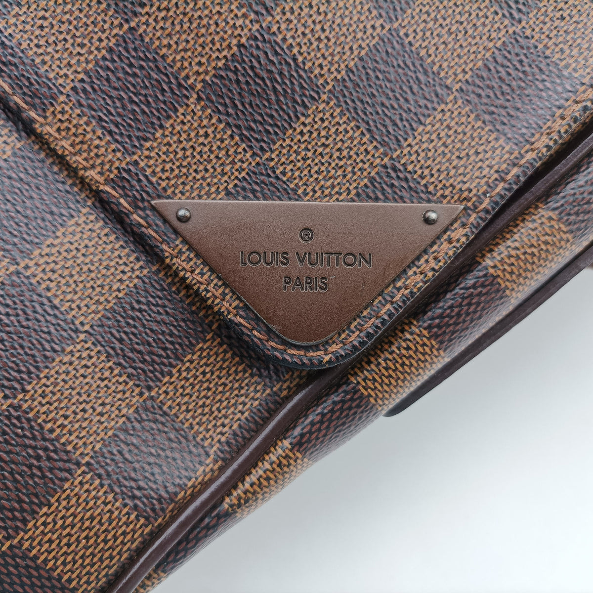 Secondhand Louis Vuitton SHELTON MM EBENE Damier Canvas N41149 shoulderbag | stylenewstar