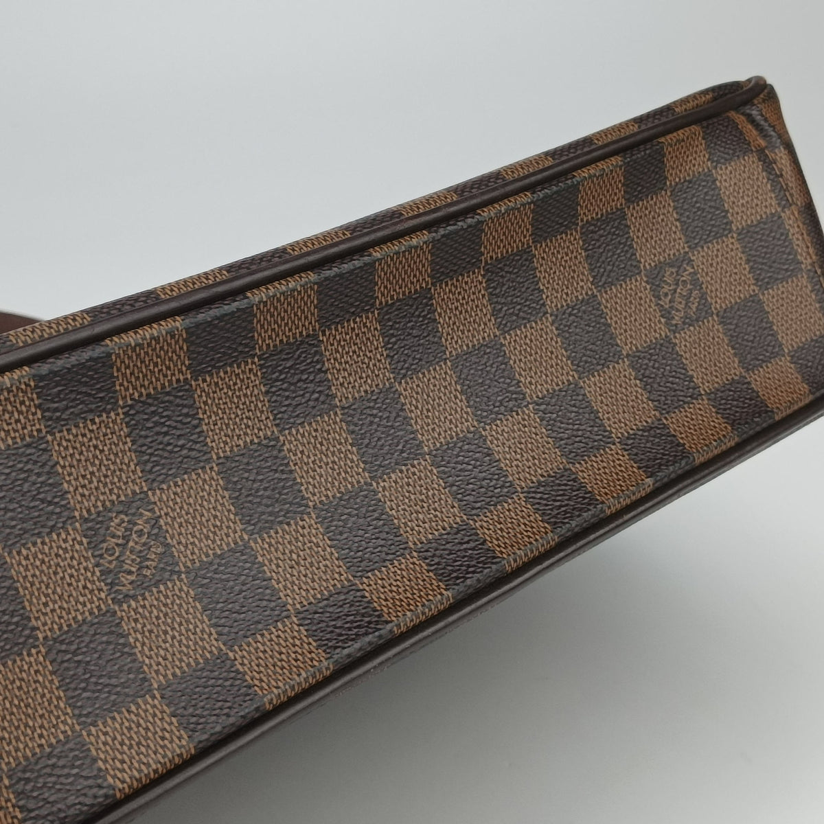 Secondhand Louis Vuitton SHELTON MM EBENE Damier Canvas N41149 shoulderbag | stylenewstar