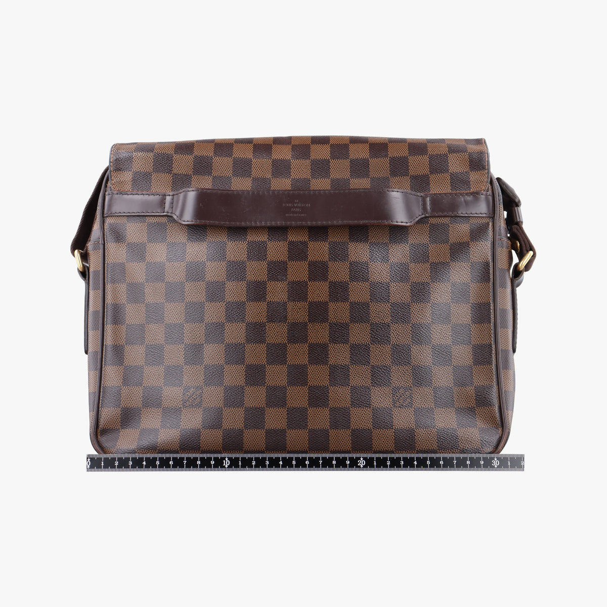 Secondhand Louis Vuitton SHELTON MM EBENE Damier Canvas N41149 shoulderbag | stylenewstar