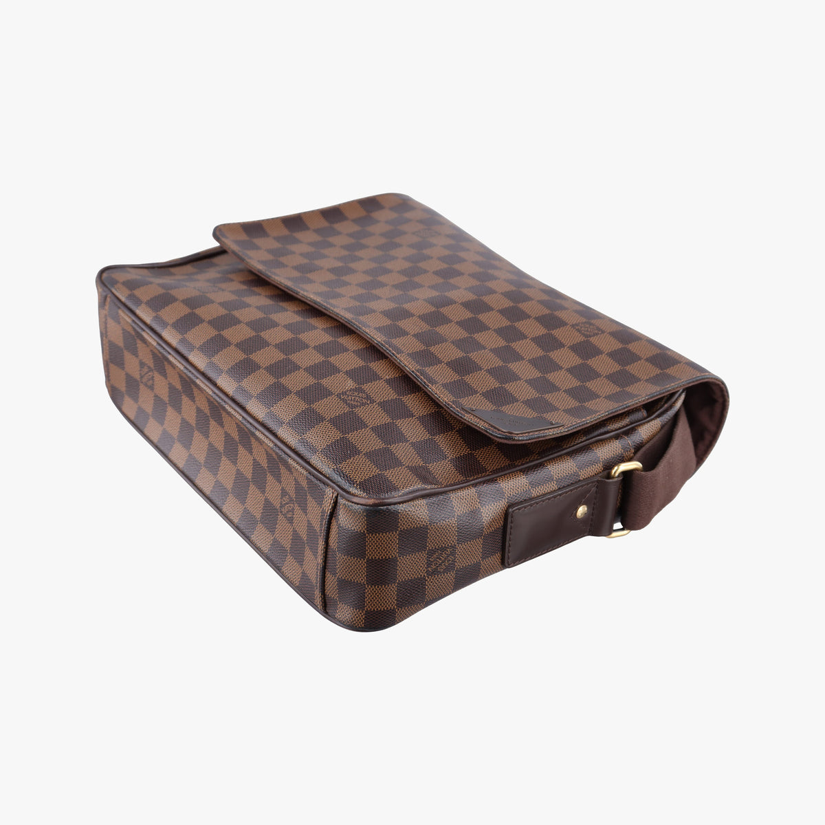 Secondhand Louis Vuitton SHELTON MM EBENE Damier Canvas N41149 shoulderbag | stylenewstar