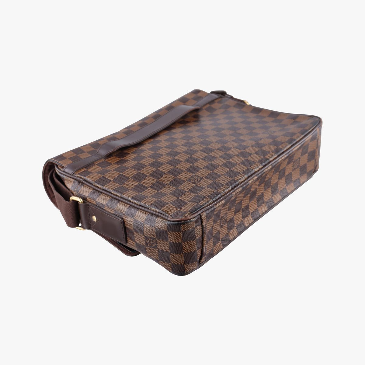 Secondhand Louis Vuitton SHELTON MM EBENE Damier Canvas N41149 shoulderbag | stylenewstar