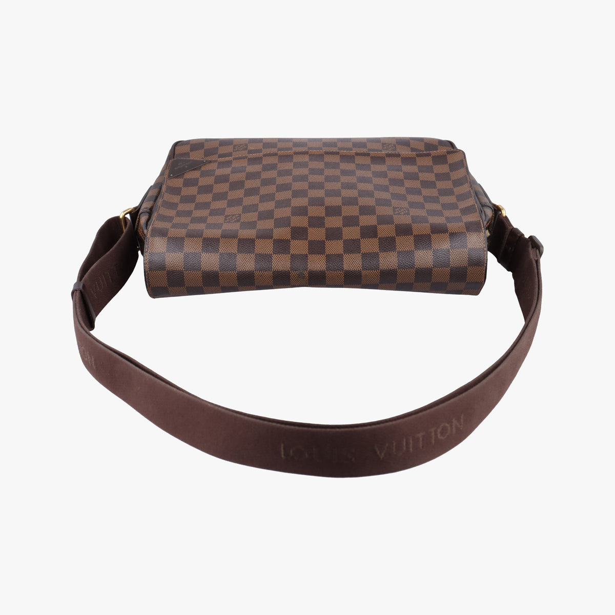 Secondhand Louis Vuitton SHELTON MM EBENE Damier Canvas N41149 shoulderbag | stylenewstar