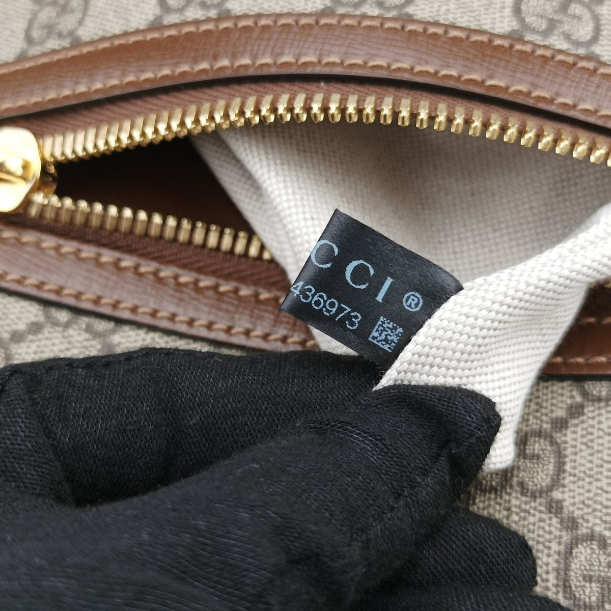 Vintage Gucci GG RETRO Messenger Beige×Brown PVC coated canvas×leather 681021 shoulderbag | stylenewstar