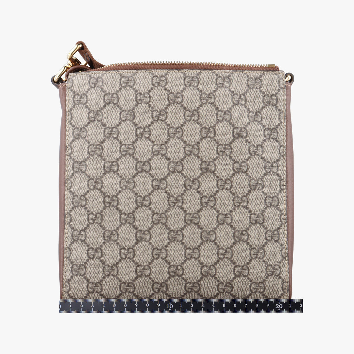 Vintage Gucci GG RETRO Messenger Beige×Brown PVC coated canvas×leather 681021 shoulderbag | stylenewstar