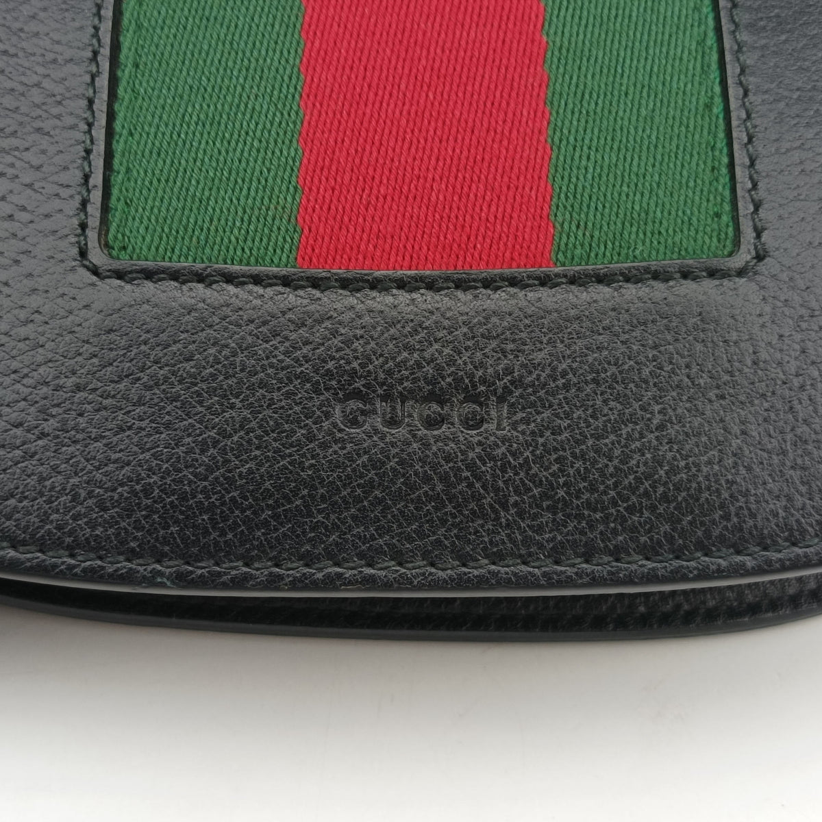 Pre-owned Gucci Totem  Sherry line Butterfly Black Leather 505387 shoulderbag | stylenewstar