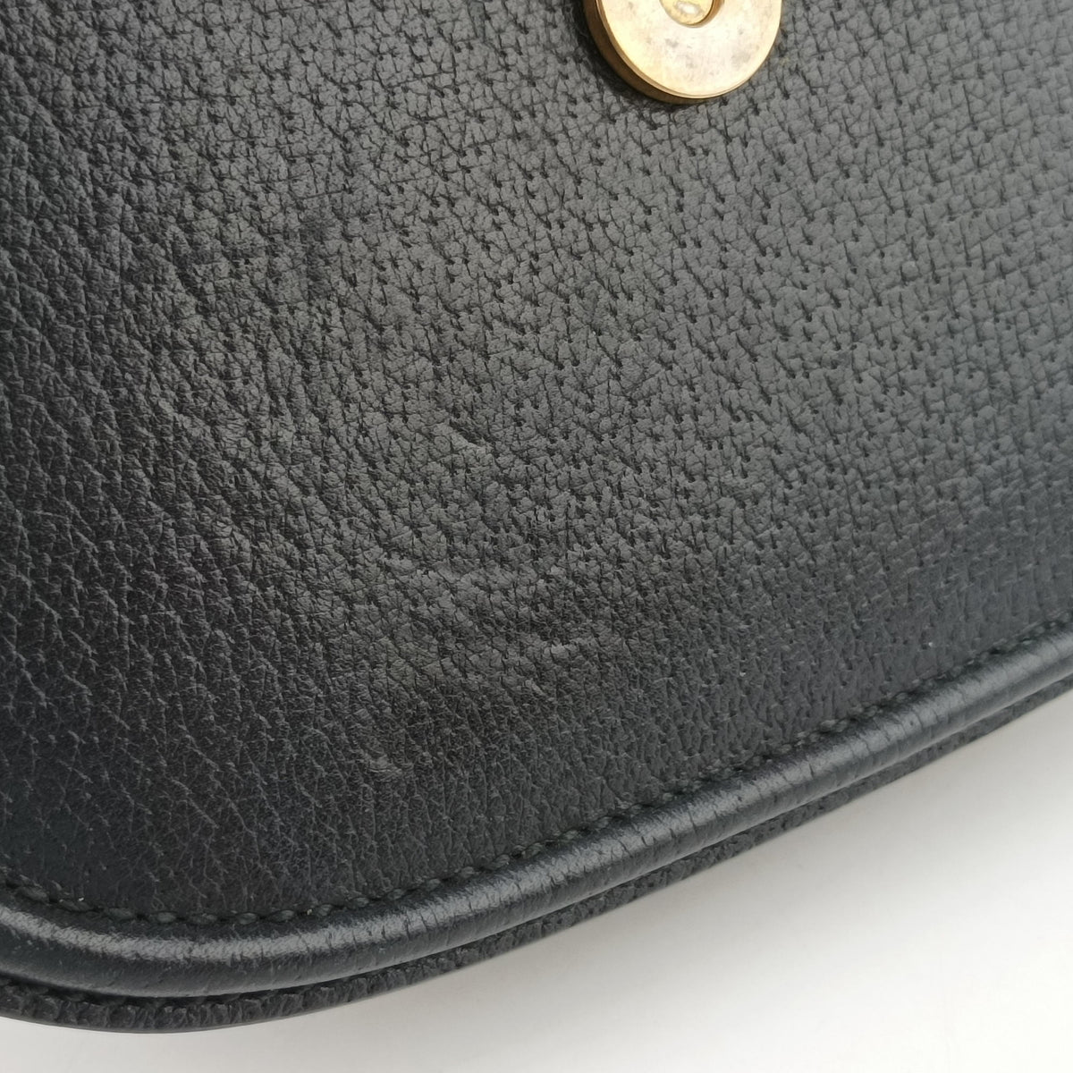 Pre-owned Gucci Totem  Sherry line Butterfly Black Leather 505387 shoulderbag | stylenewstar
