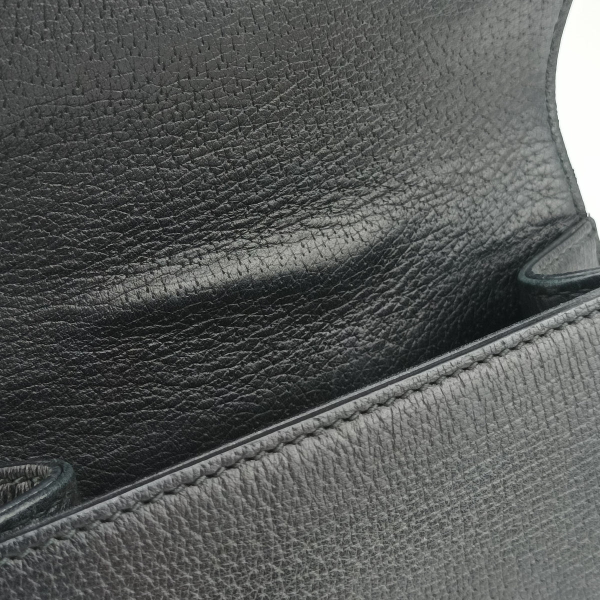 Pre-owned Gucci Totem  Sherry line Butterfly Black Leather 505387 shoulderbag | stylenewstar