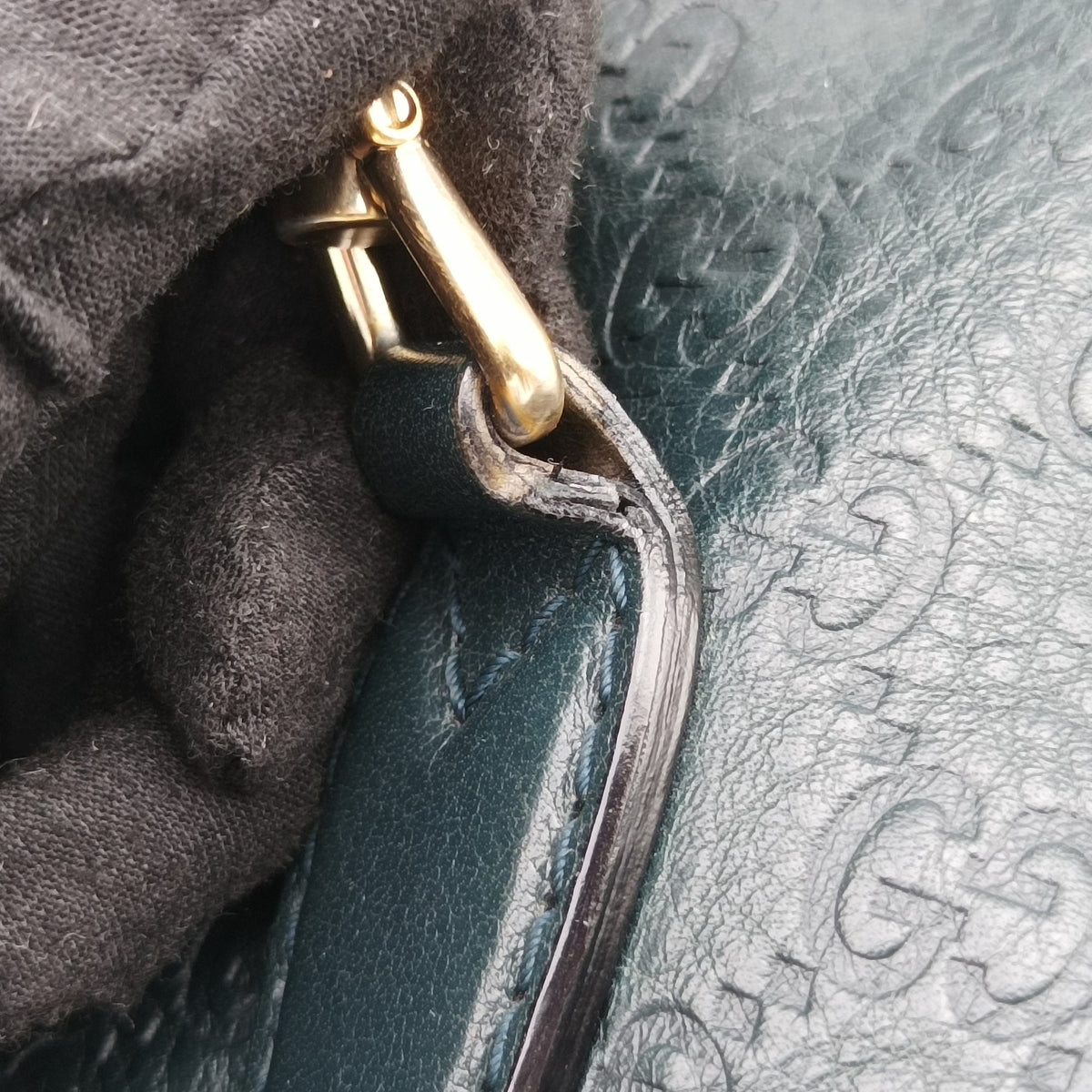 Pre-owned Gucci New Jackie Green Leather 246907 shoulderbag | stylenewstar