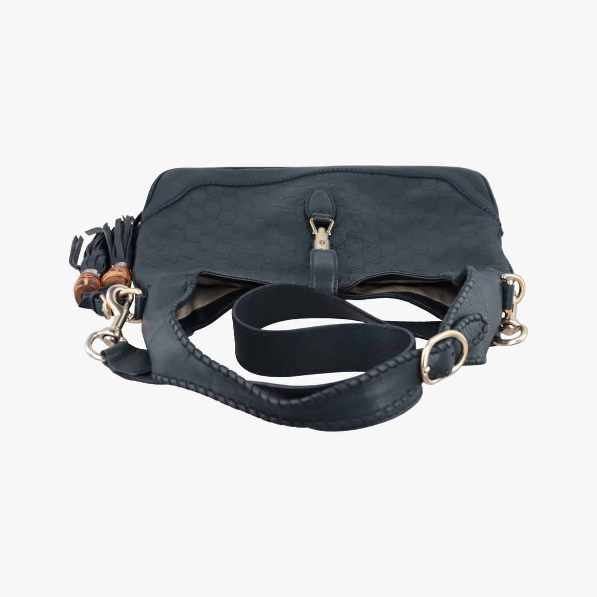 Pre-owned Gucci New Jackie Green Leather 246907 shoulderbag | stylenewstar