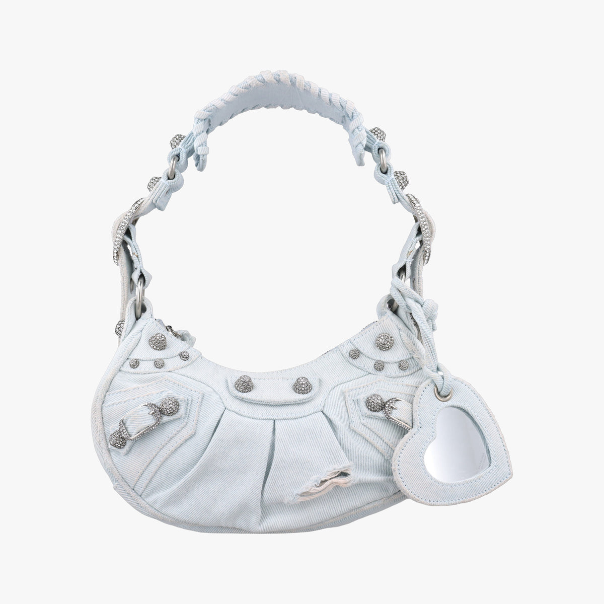 Secondhand Balenciaga Le Cagole Blue Denim  shoulderbag | stylenewstar
