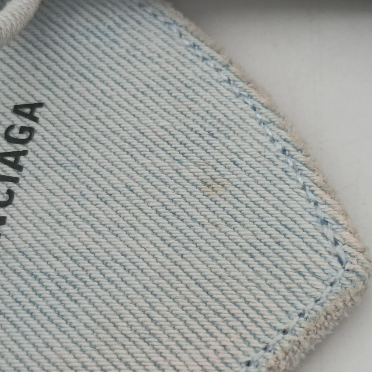 Secondhand Balenciaga Le Cagole Blue Denim  shoulderbag | stylenewstar