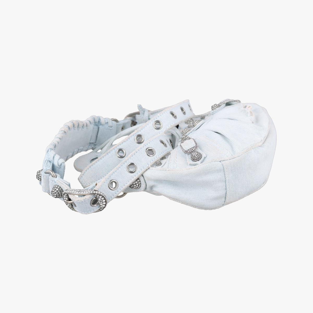 Secondhand Balenciaga Le Cagole Blue Denim  shoulderbag | stylenewstar