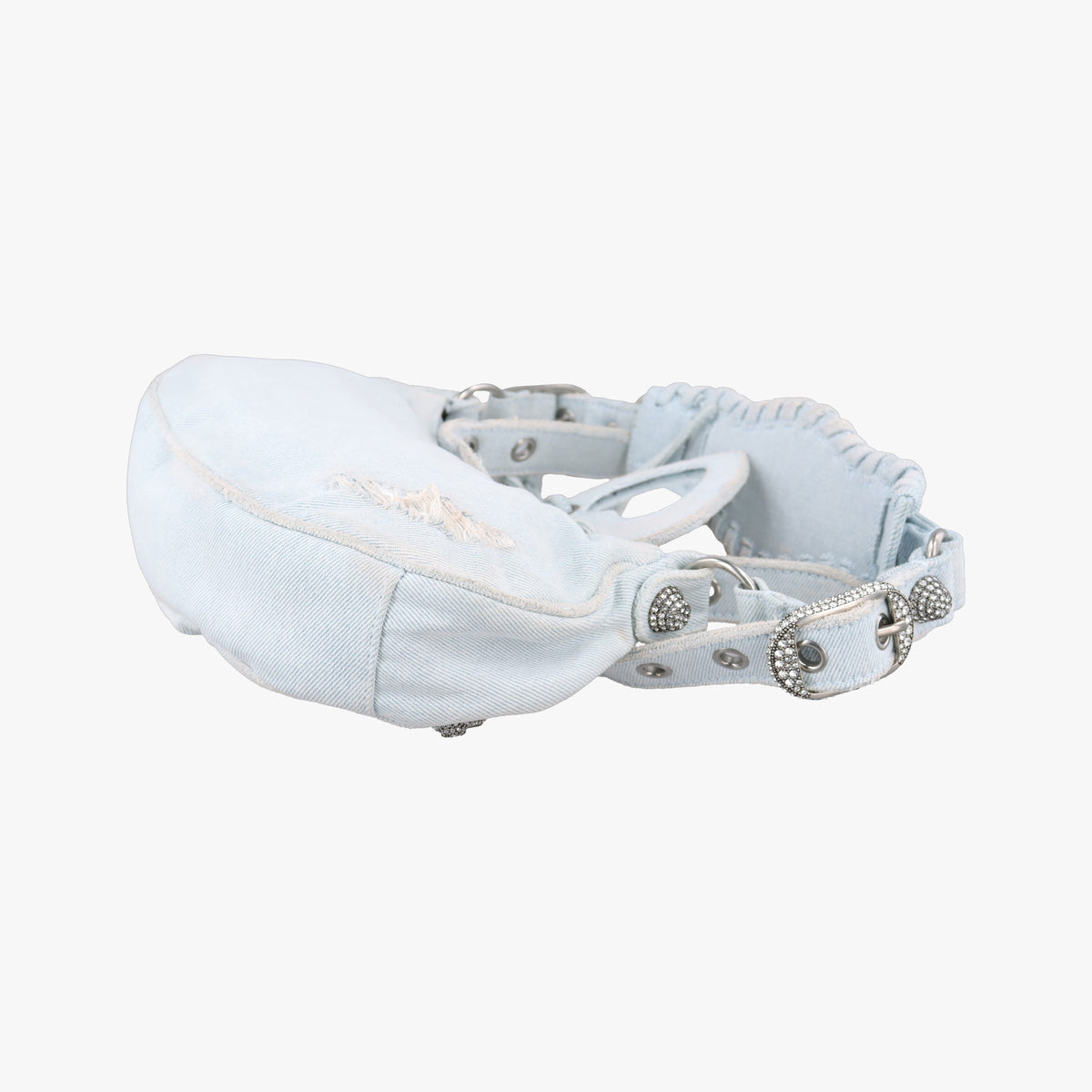 Secondhand Balenciaga Le Cagole Blue Denim  shoulderbag | stylenewstar