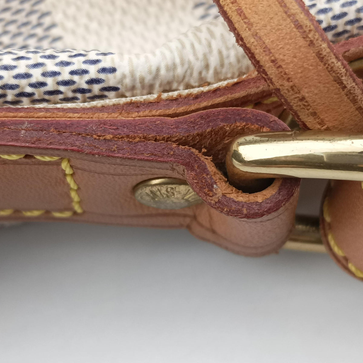 Pre-owned Louis Vuitton Noe AZUR Damier Canvas N42222 shoulderbag | stylenewstar