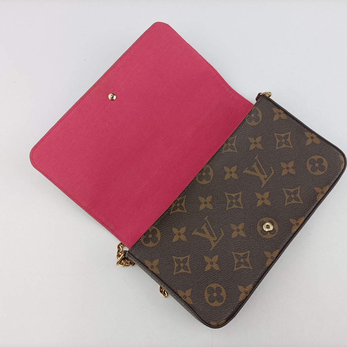 Vintage Louis Vuitton Pochette Felicie Vivienne Brown×multi Monogram canvas M80859 shoulderbag | stylenewstar