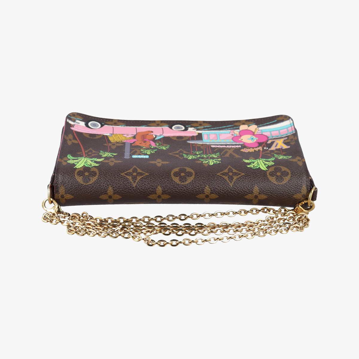 Vintage Louis Vuitton Pochette Felicie Vivienne Brown×multi Monogram canvas M80859 shoulderbag | stylenewstar