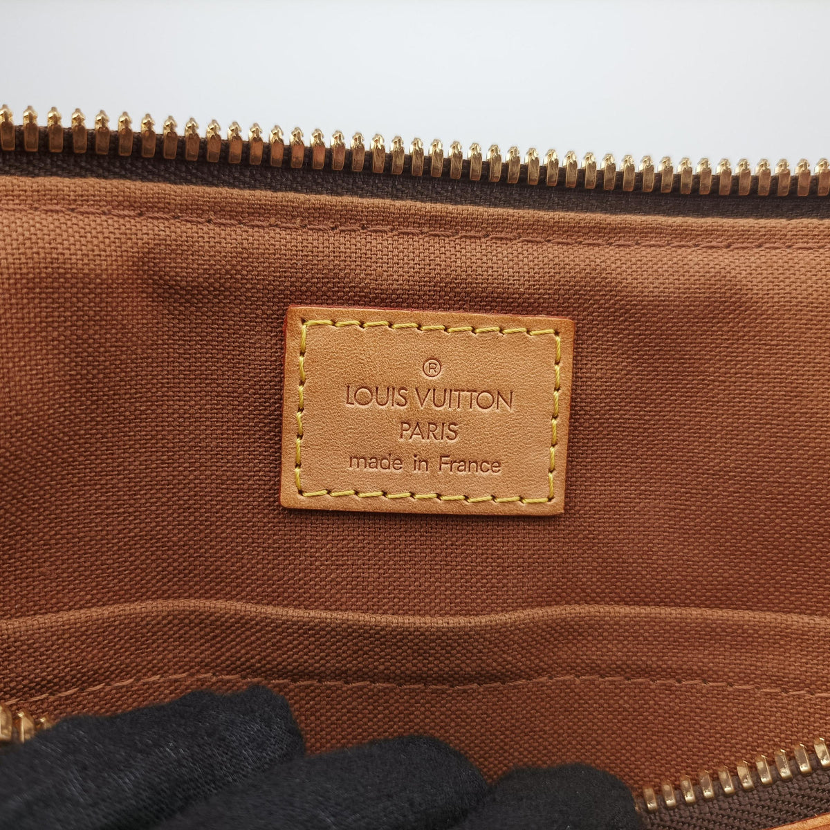 Pre-owned Louis Vuitton PALERMO PM brown Monogram Canvas M40145 shoulderbag | stylenewstar