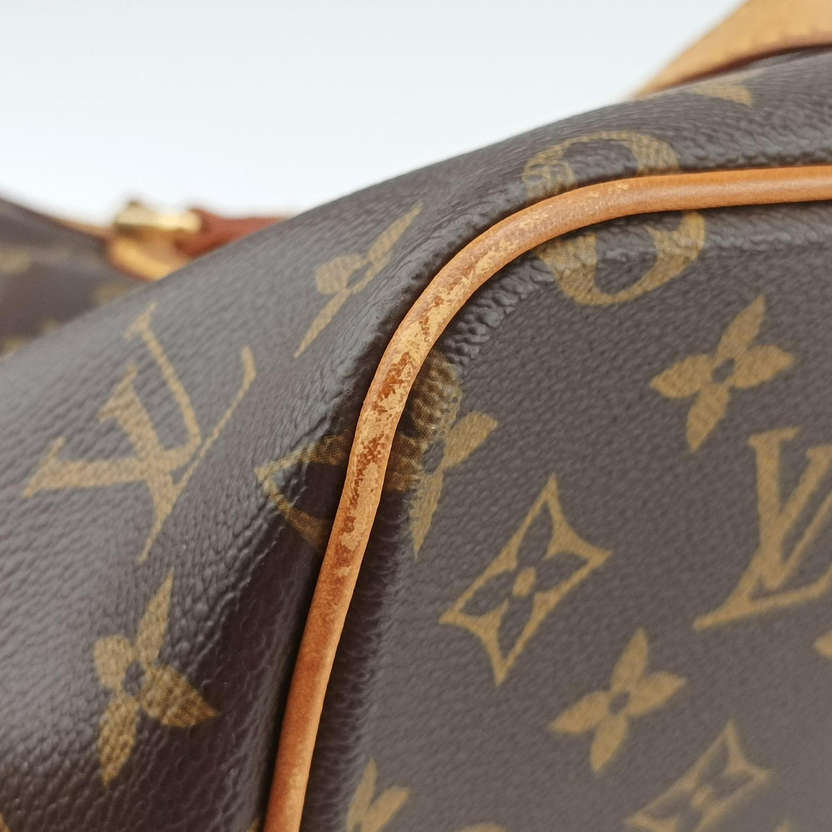 Pre-owned Louis Vuitton PALERMO PM brown Monogram Canvas M40145 shoulderbag | stylenewstar