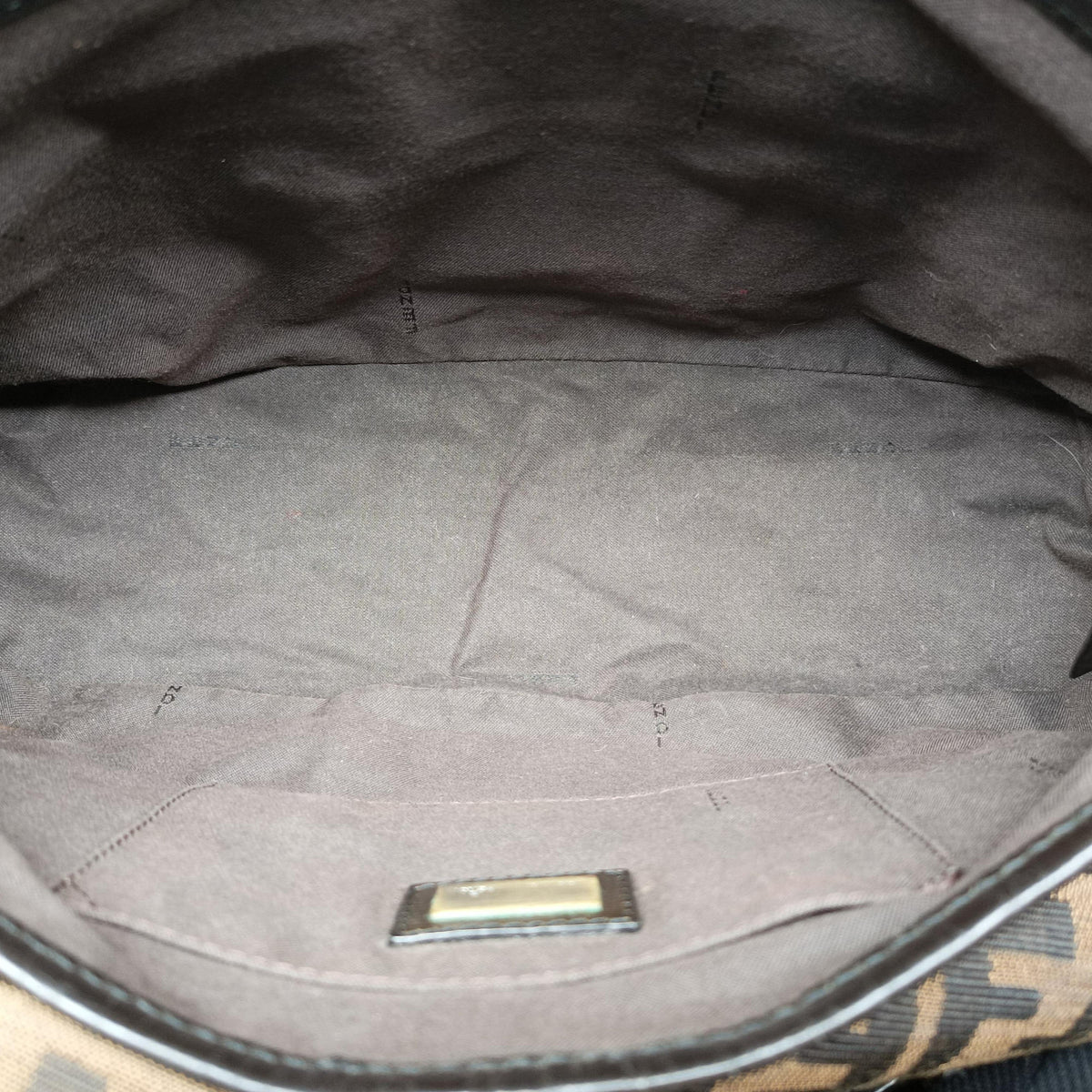 Vintage Fendi B bag zucca Brown×Black Canvas×Leather 8BR551 shoulderbag | stylenewstar