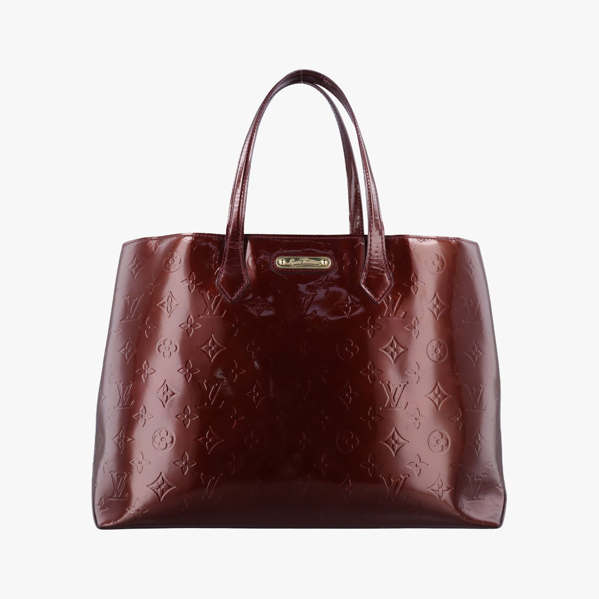Pre-owned Louis Vuitton Wilshire MM ROUGE FAUVISTE Vernis M91646 shoulderbag | stylenewstar
