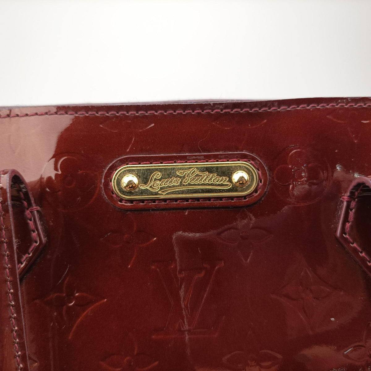 Pre-owned Louis Vuitton Wilshire MM ROUGE FAUVISTE Vernis M91646 shoulderbag | stylenewstar