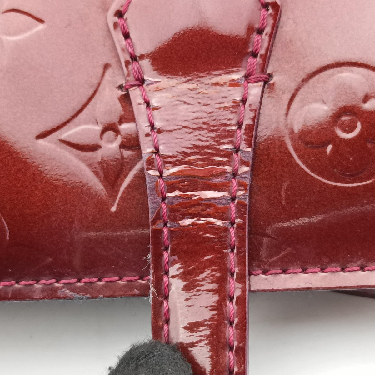 Pre-owned Louis Vuitton Wilshire MM ROUGE FAUVISTE Vernis M91646 shoulderbag | stylenewstar