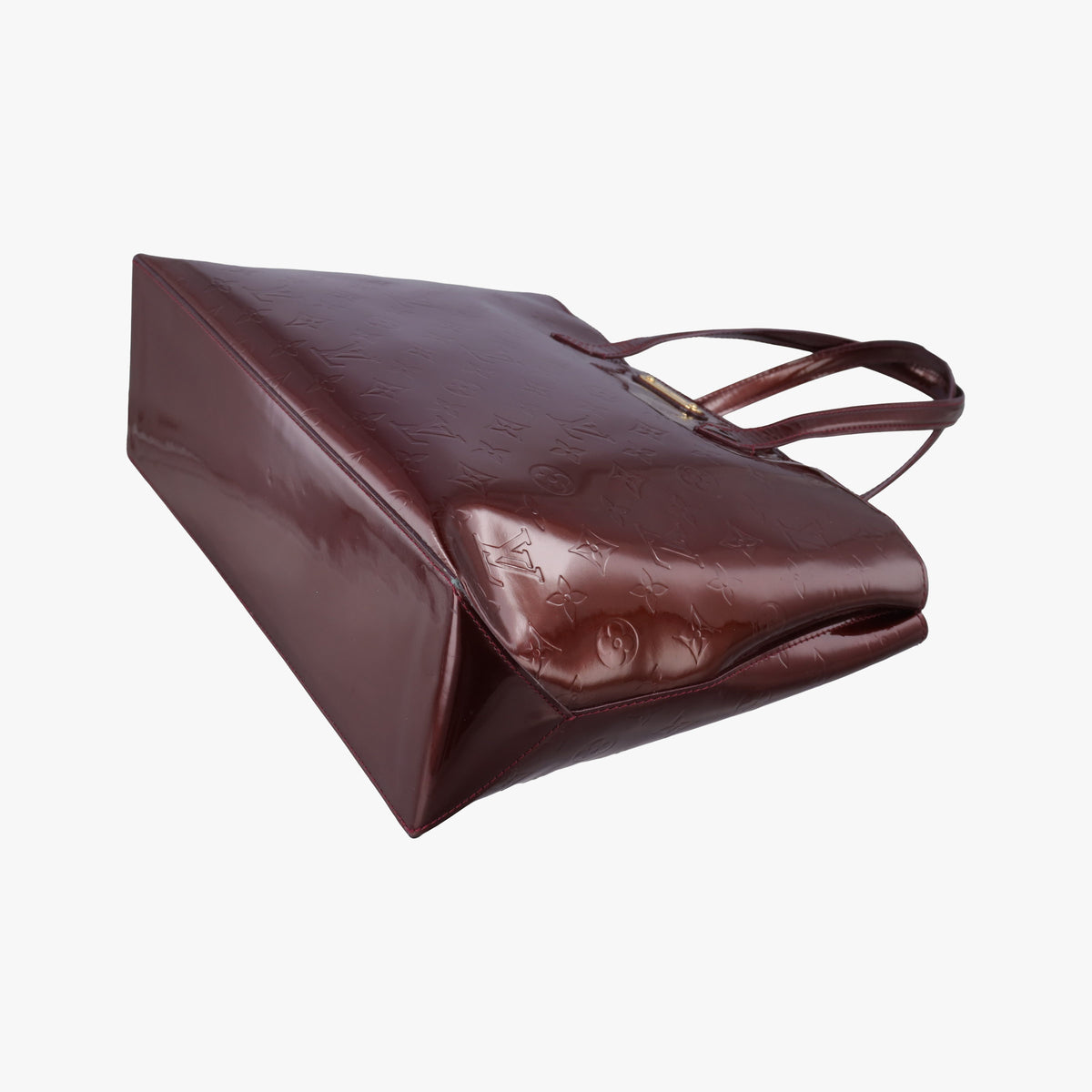 Pre-owned Louis Vuitton Wilshire MM ROUGE FAUVISTE Vernis M91646 shoulderbag | stylenewstar