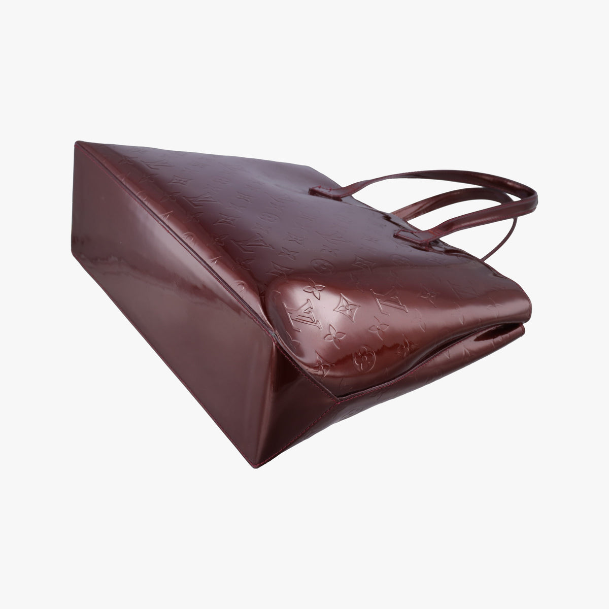 Pre-owned Louis Vuitton Wilshire MM ROUGE FAUVISTE Vernis M91646 shoulderbag | stylenewstar