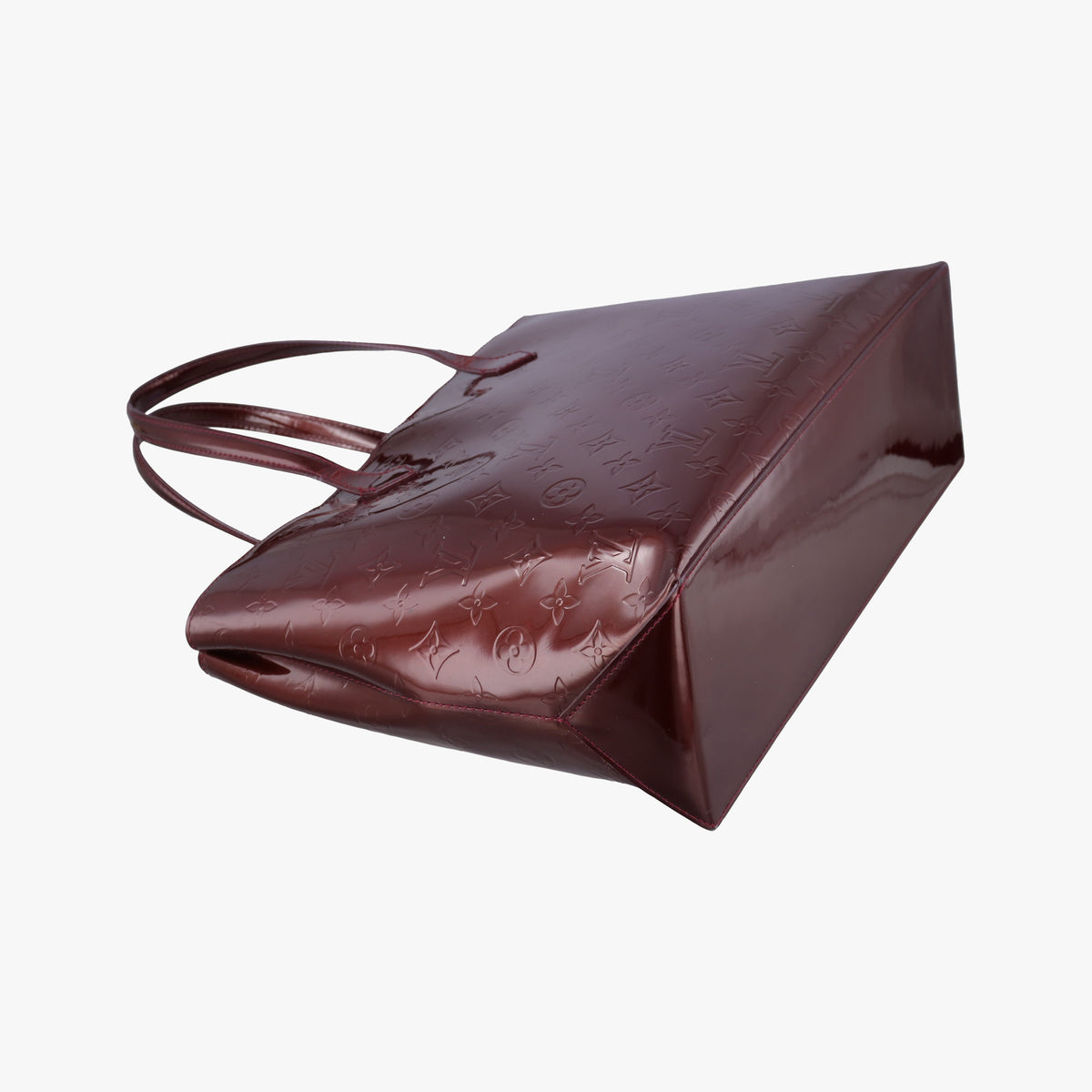 Pre-owned Louis Vuitton Wilshire MM ROUGE FAUVISTE Vernis M91646 shoulderbag | stylenewstar