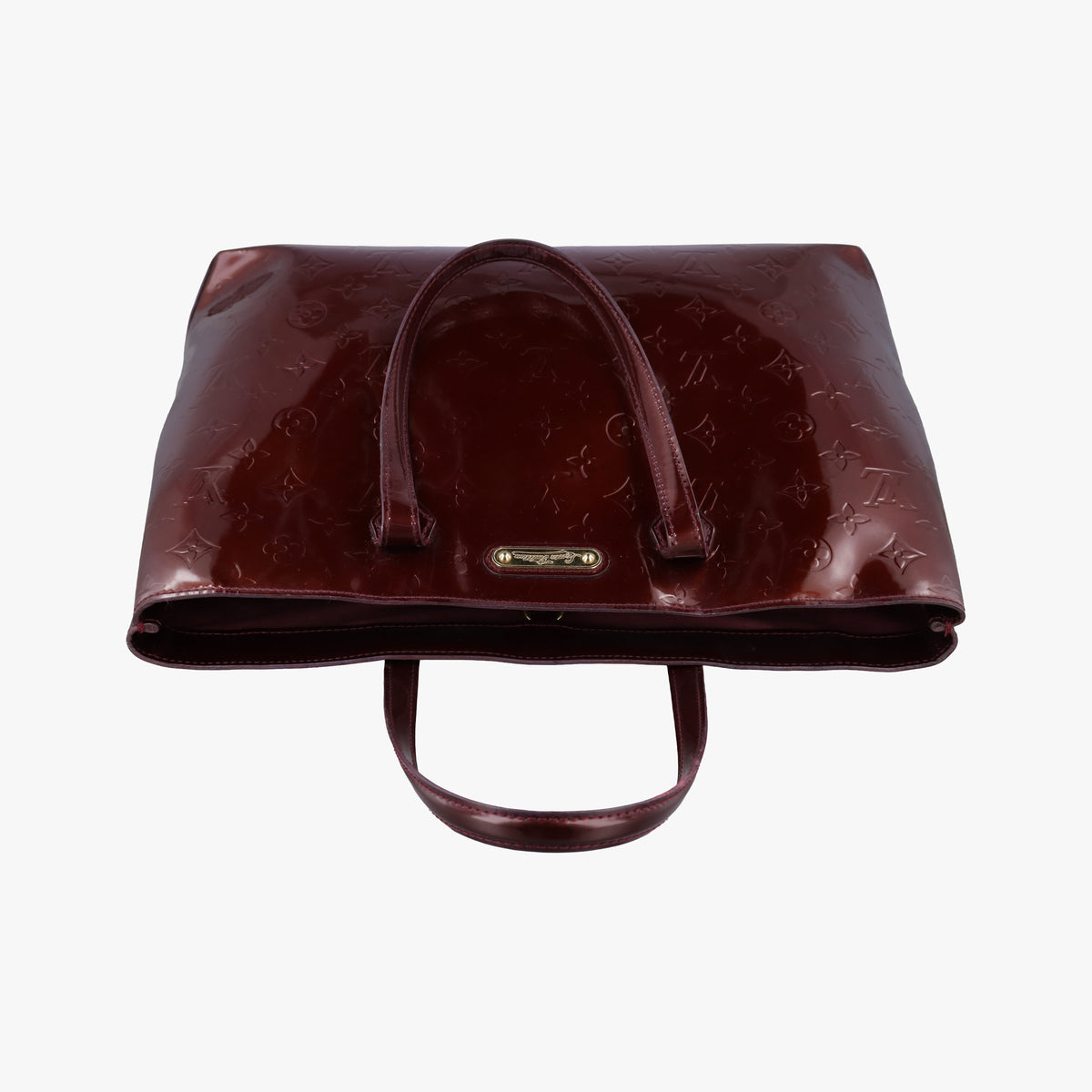 Pre-owned Louis Vuitton Wilshire MM ROUGE FAUVISTE Vernis M91646 shoulderbag | stylenewstar