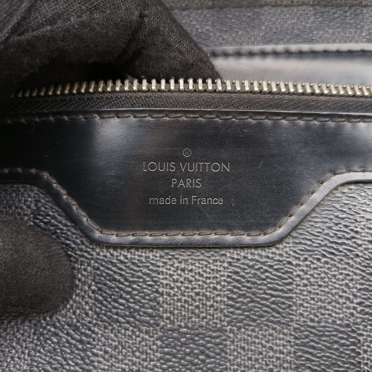 Pre-owned Louis Vuitton DANIEL MM Noir Damier GRAPHITE N58029 shoulderbag | stylenewstar