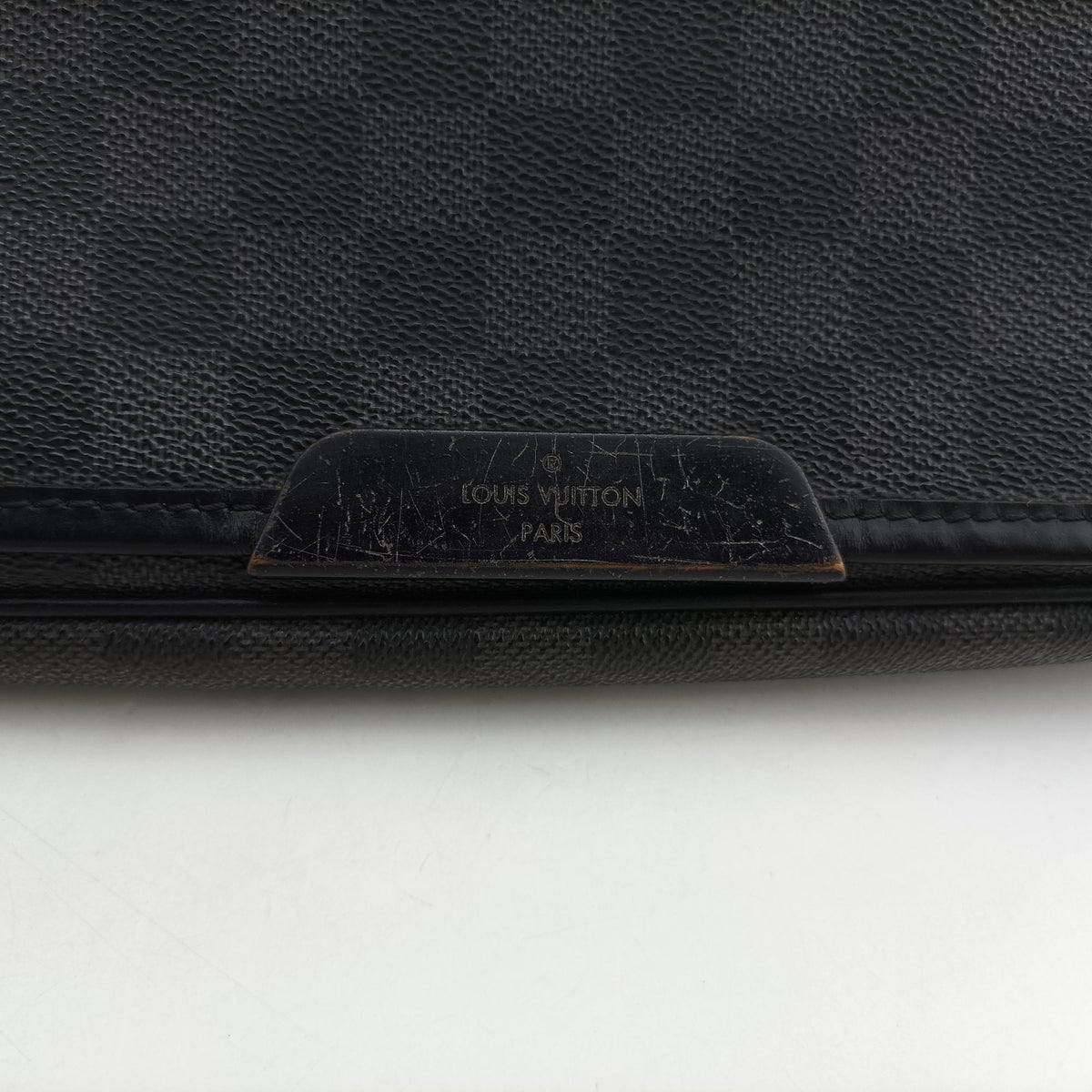 Pre-owned Louis Vuitton DANIEL MM Noir Damier GRAPHITE N58029 shoulderbag | stylenewstar