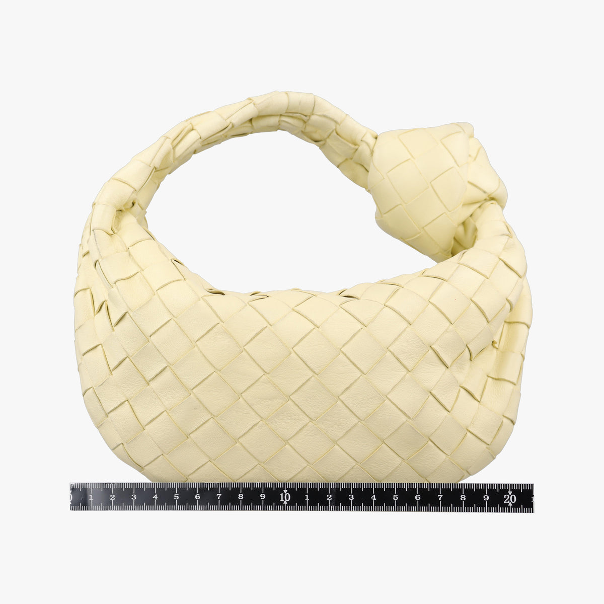 Secondhand Bottega Veneta The Jodie Yellow lambskin  handbag | stylenewstar