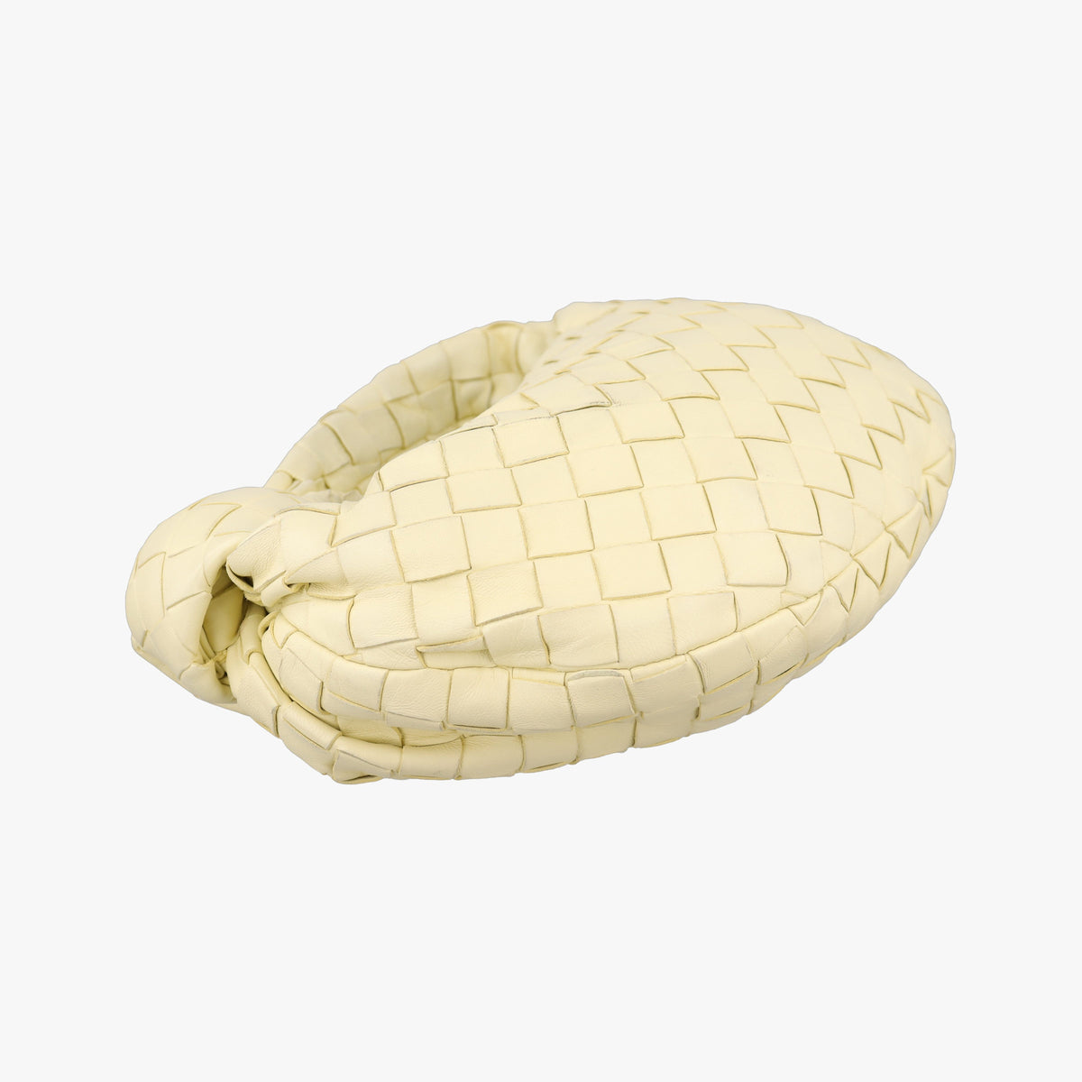 Secondhand Bottega Veneta The Jodie Yellow lambskin  handbag | stylenewstar
