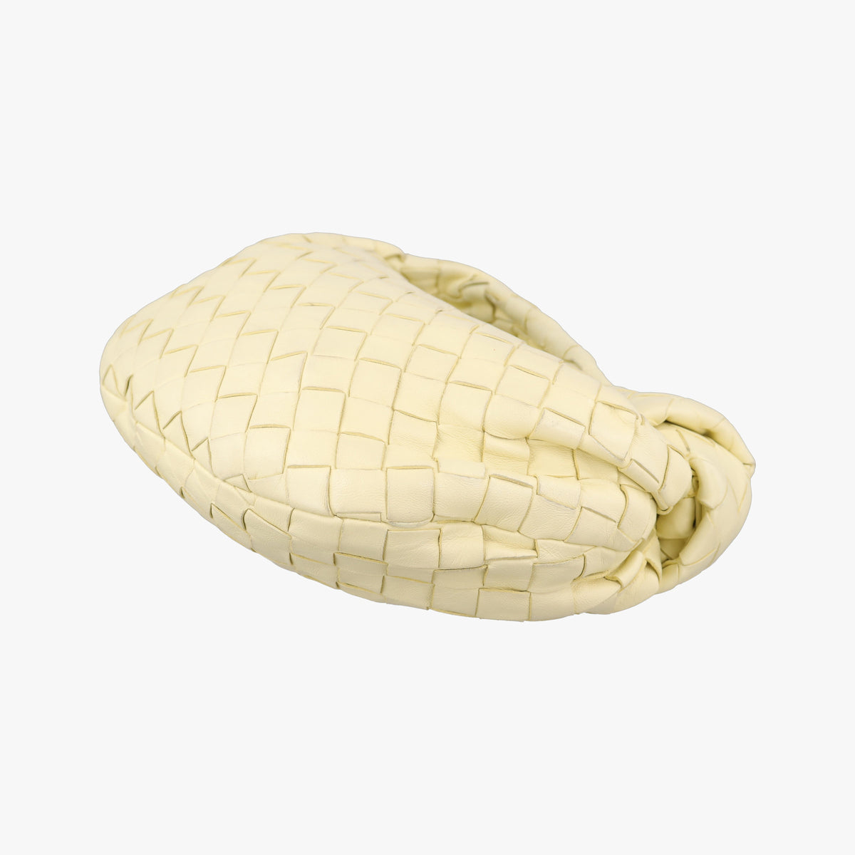 Secondhand Bottega Veneta The Jodie Yellow lambskin  handbag | stylenewstar