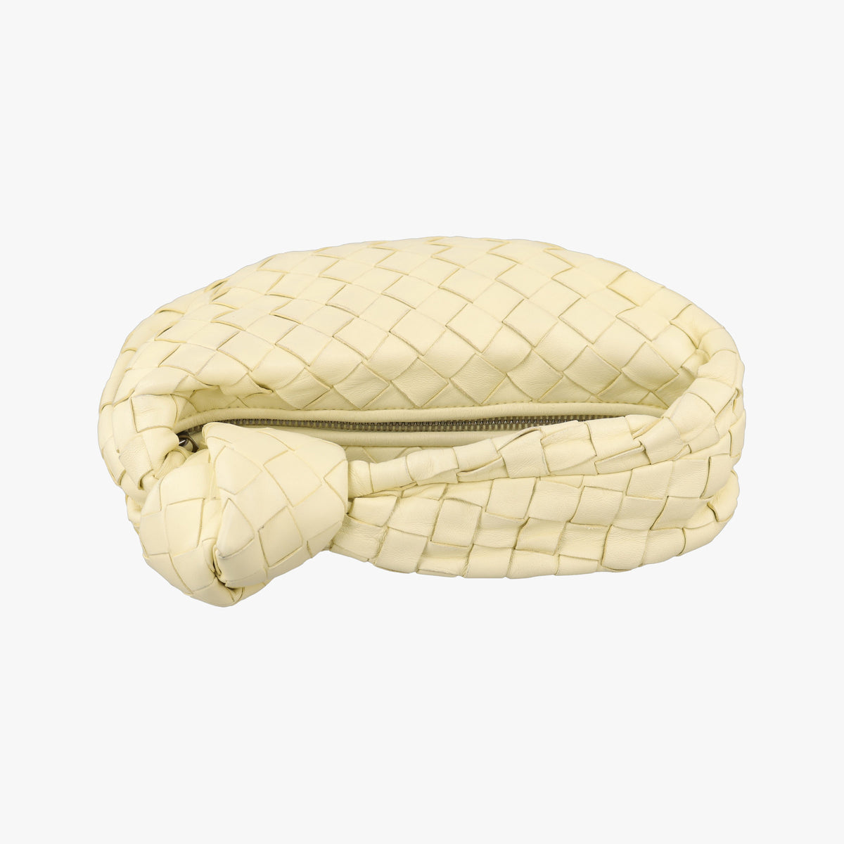 Secondhand Bottega Veneta The Jodie Yellow lambskin  handbag | stylenewstar