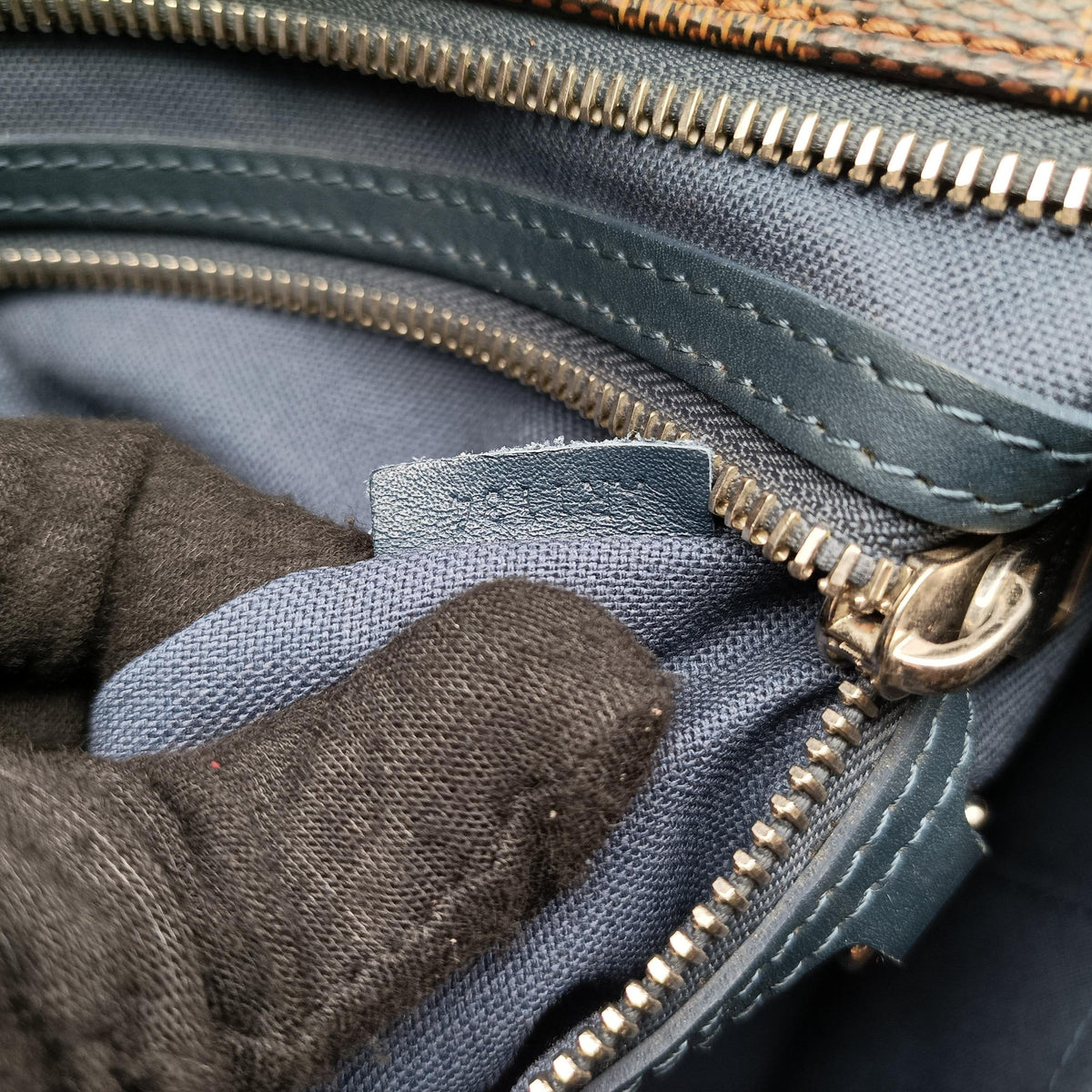 Pre-owned Louis Vuitton Herald EBENE Damier Canvas N41255 shoulderbag | stylenewstar