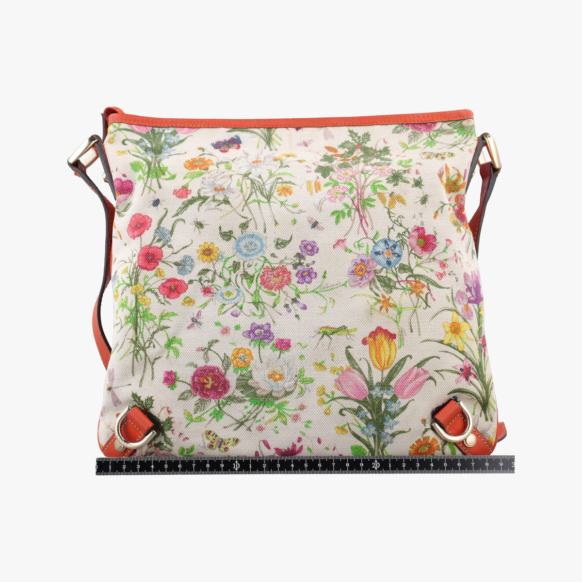 Pre-owned Gucci Flora Charmy Multicolour Leather×canvas 272400 shoulderbag | stylenewstar