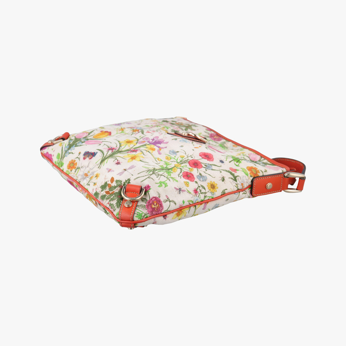 Pre-owned Gucci Flora Charmy Multicolour Leather×canvas 272400 shoulderbag | stylenewstar