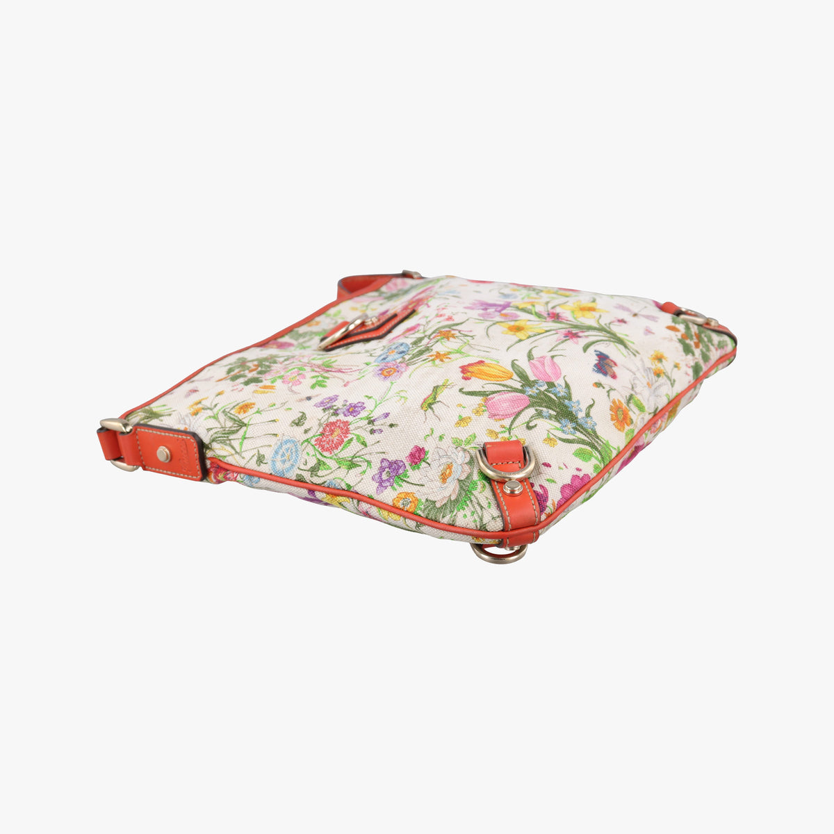 Pre-owned Gucci Flora Charmy Multicolour Leather×canvas 272400 shoulderbag | stylenewstar