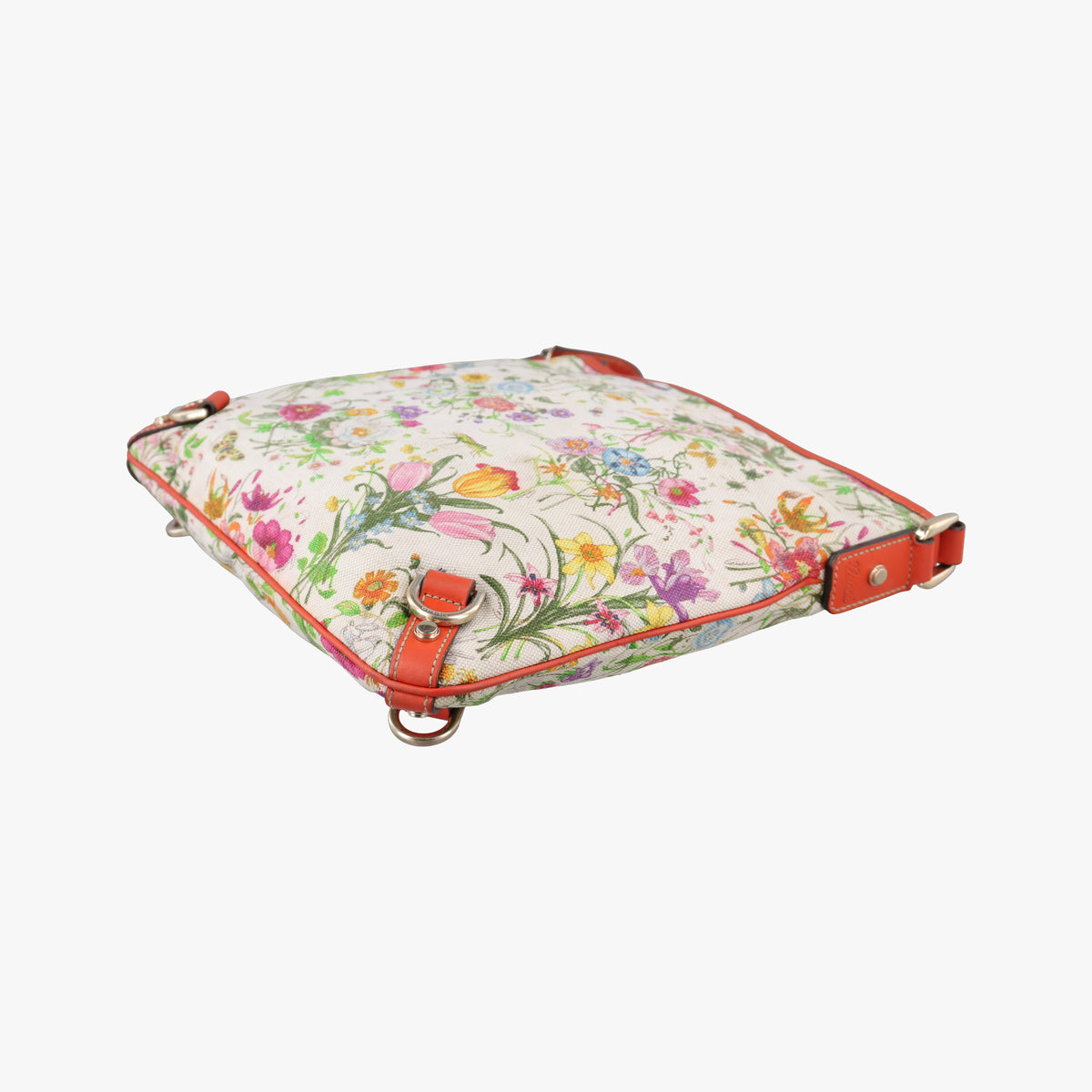 Pre-owned Gucci Flora Charmy Multicolour Leather×canvas 272400 shoulderbag | stylenewstar