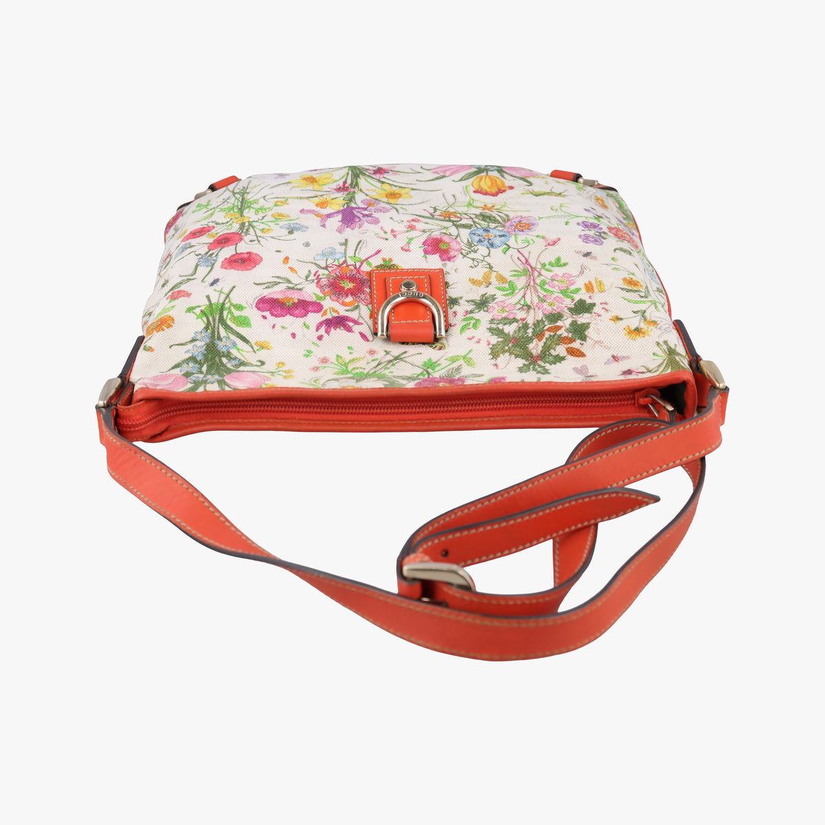 Pre-owned Gucci Flora Charmy Multicolour Leather×canvas 272400 shoulderbag | stylenewstar
