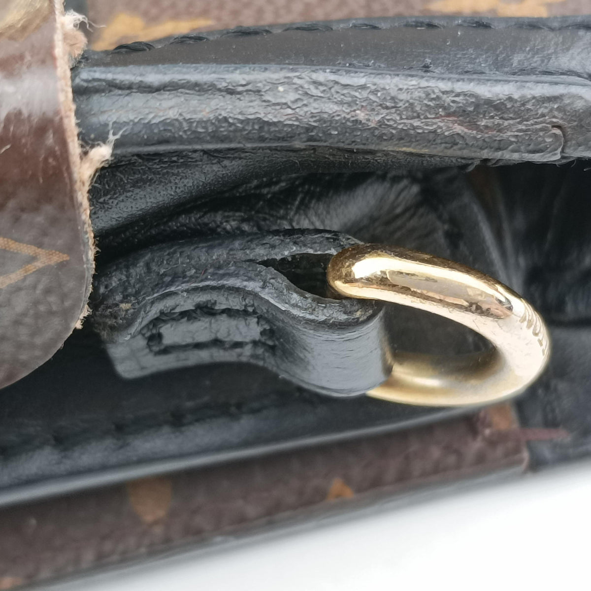Secondhand Louis Vuitton Trunk Clutch Brown Monogram canvas x calfskin M43596 shoulderbag | stylenewstar